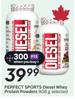 Sobeys PERFECT SPORTS Diesel Whey Protein Powders offer
