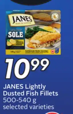 Sobeys JANES Lightly Dusted Fish Fillets offer