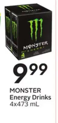 Sobeys MONSTER Energy Drinks offer