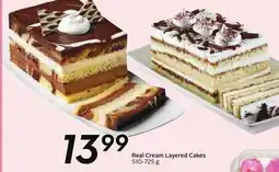 Sobeys Real Cream Layered Cakes offer