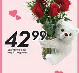Sobeys Valentine's Bear Hug Arrangement offer