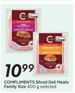Sobeys COMPLIMENTS Sliced Deli Meats offer
