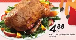Sobeys KING COLE Frozen Grade A Duck offer