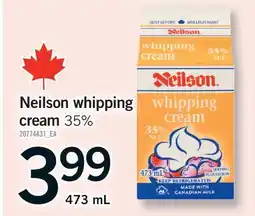 Fortinos NEILSON WHIPPING CREAM offer