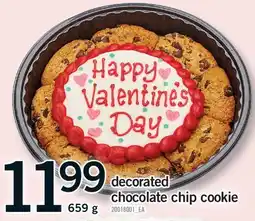Fortinos DECORATED CHOCOLATE CHIP COOKIE offer