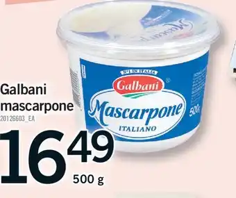 Fortinos GALBANI MASCARPONE offer