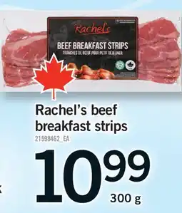 Fortinos RACHEL'S BEEF BREAKFAST STRIPS offer