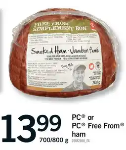 Fortinos PC OR PC FREE FROM HAM, 700/800 G offer