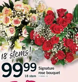 Fortinos SIGNATURE ROSE BOUQUET offer