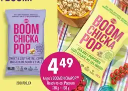 Fortinos ANGIE'S BOOMCHICKAPOP READY-TO-EAT POPCORN, 136 G – 198 G offer