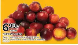 Fortinos CHERRY PLUMS offer