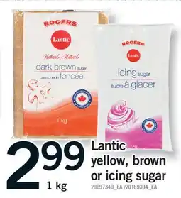 Fortinos LANTIC YELLOW, BROWN OR ICING SUGAR offer