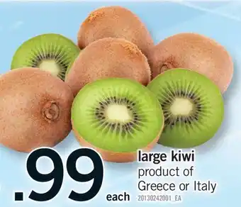 Fortinos LARGE KIWI offer
