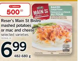Fortinos RESER'S MAIN ST BISTRO MASHED POTATOES OR MAC AND CHEESE offer