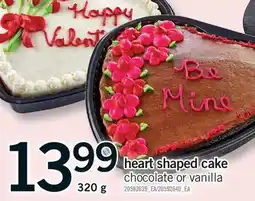 Fortinos HEART SHAPED CAKE offer