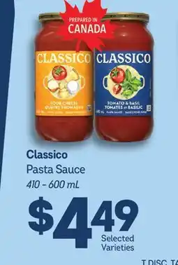 Fortinos CLASSICO PASTA SAUCE offer
