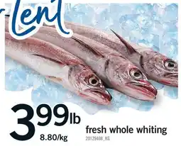 Fortinos FRESH WHOLE WHITING offer
