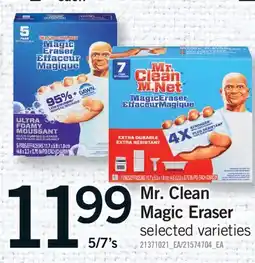 Fortinos MR. CLEAN MAGIC ERASER, 5/7's offer