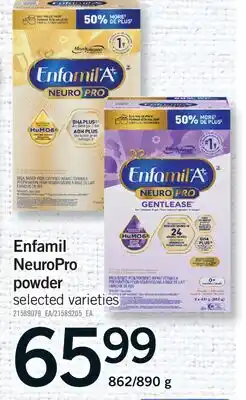 Fortinos ENFAMIL NEUROPRO POWDER, 862/890 g offer