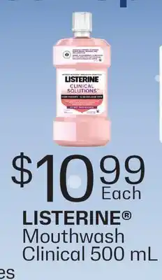 Fortinos LISTERINE MOUTHWASH CLINICAL offer