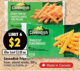 Fortinos CAVENDISH FRIES offer