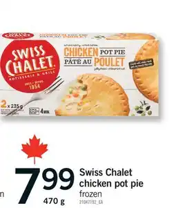 Fortinos SWISS CHALET CHICKEN POT PIE offer