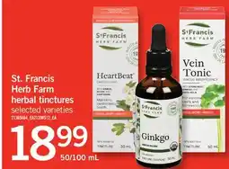 Fortinos ST. FRANCIS HERB FARM HERBAL TINCTURES, 50/100 ML offer