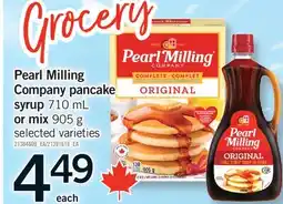 Fortinos PEARL MILLING COMPANY PANCAKE SYRUP, 710 ML OR MIX, 905 G offer