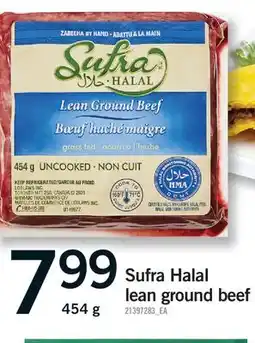 Fortinos SUFRA HALAL LEAN GROUND BEEF offer
