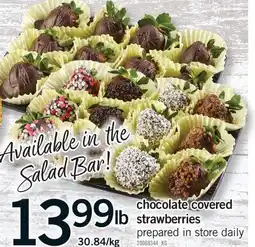 Fortinos CHOCOLATE COVERED STRAWBERRIES offer