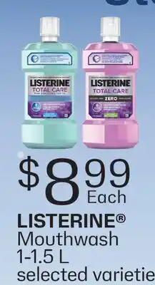 Fortinos LISTERINE MOUTHWASH offer