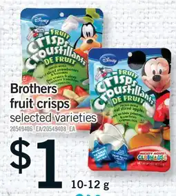 Fortinos BROTHERS FRUIT CRISPS offer