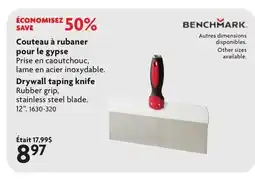 Home Hardware BENCHMARK Drywall taping knife offer