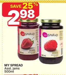 Rossy MY SPREAD Asst. jams offer