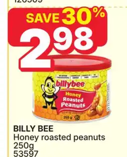 Rossy BILLY BEE Honey roasted peanuts offer