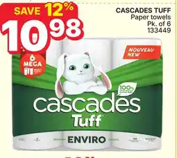 Rossy CASCADES TUFF Paper towels Pk. of 6 offer