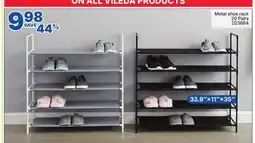 Rossy Metal shoe rack offer