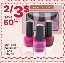 Rossy Mini nail polish set offer