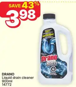 Rossy DRANO Liquid drain cleaner offer