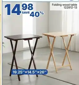 Rossy Folding wood table offer