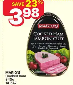 Rossy MARIO'S Cooked ham offer