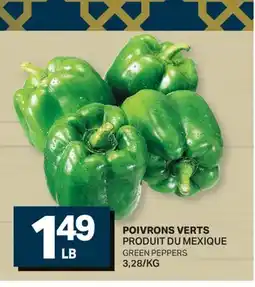 L'Intermarché POIVRONS VERTS | GREEN PEPPERS offer