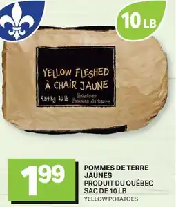 L'Intermarché POMMES DE TERRE JAUNES | YELLOW POTATOES, SAC DE 10 LB offer