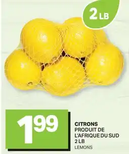 L'Intermarché CITRONS | LEMONS, 2 LB offer