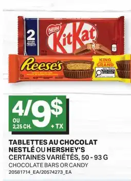 L'Intermarché TABLETTES AU CHOCOLAT | CHOCOLATE BARS OR CANDY offer