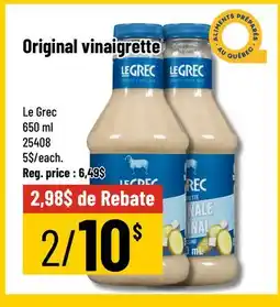 Mayrand Original vinaigrette offer