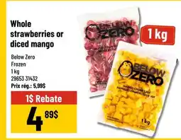 Mayrand Whole strawberries or diced mango offer