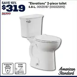 RONA American Standard Elevations 2-piece toilet offer