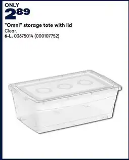 RONA Omni storage tote with lid offer