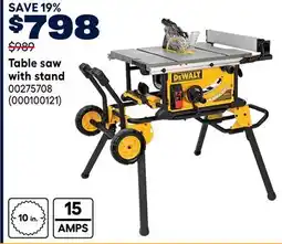 RONA Table saw with stand offer